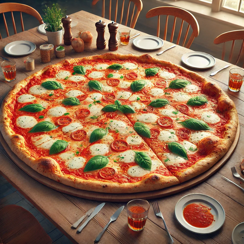 Antica Pizzeria da Michele. They have pizzas so big they fill the whole table.