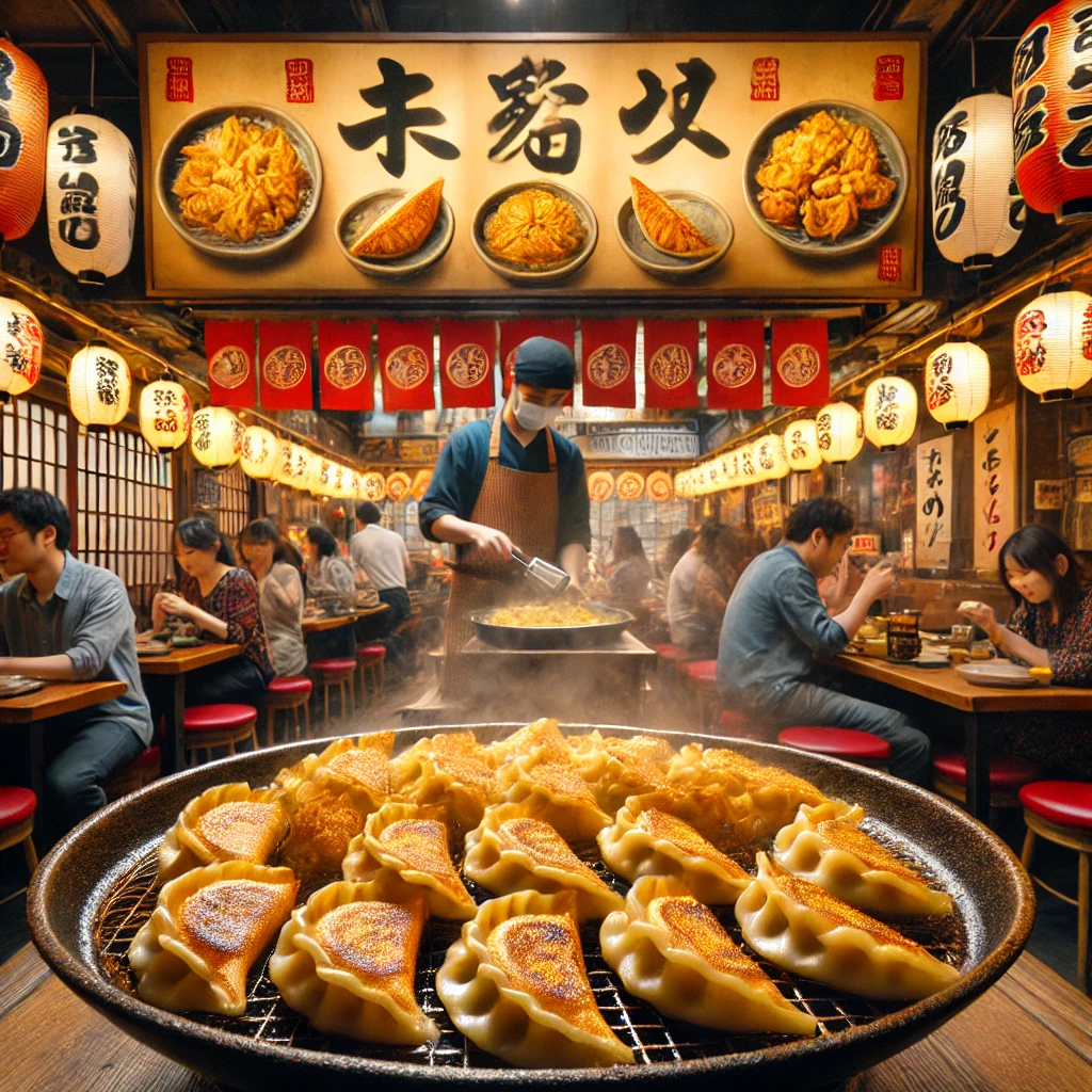 Ebisu no Yasubei. Enjoy gyoza in a warm atmosphere