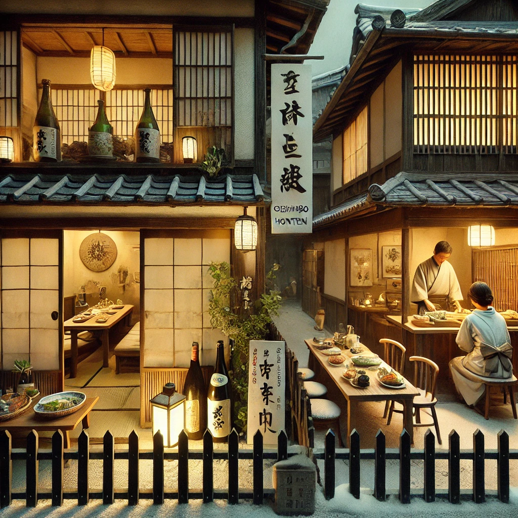 Kagurazaka Oishinbo. Eating at an old-fashioned restaurant.