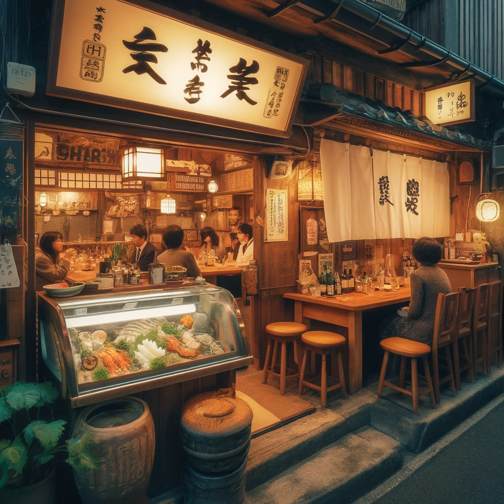 Totoro Nakameguro. A restaurant with a retro atmosphere, where people in suits and others enjoy their meals