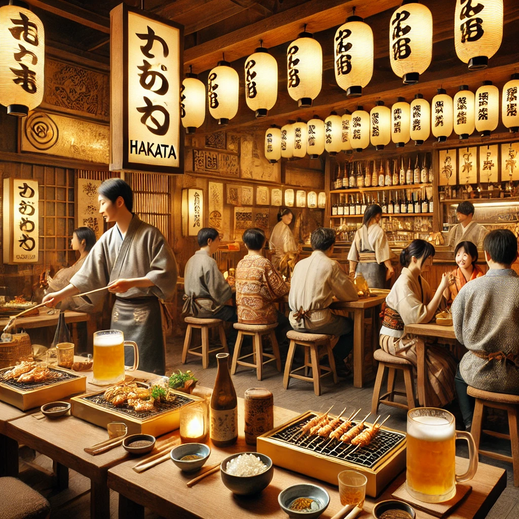 A Hakata cuisine izakaya. Enjoy grilled offal and yakitori in a lively atmosphere.