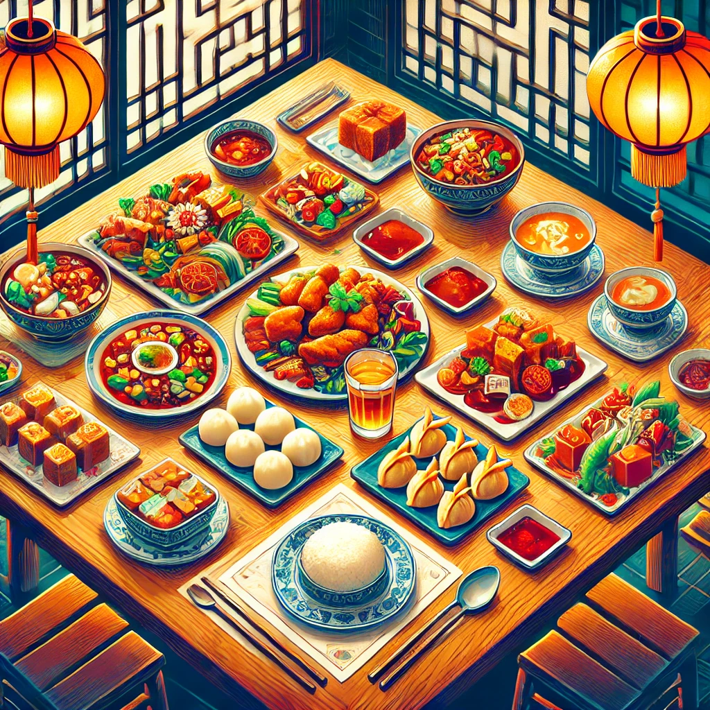 Chinkasisai. Lots of Chinese food.
